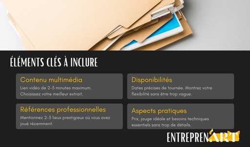 La Présentation - Éléments clés à inclure